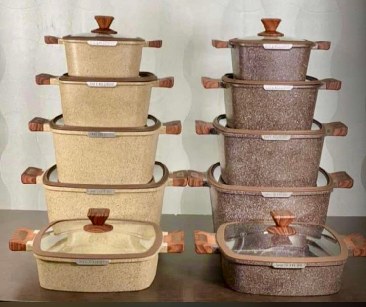 سرویس قابلمه 10 پارچه مربعی مارک زیو (ZiO) مدل Z_7170