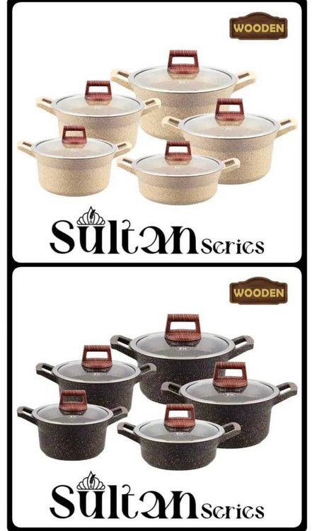 سرویس قابلمه ۱۰پارچه برند زیو مدل سلطان ( Z-7160 )