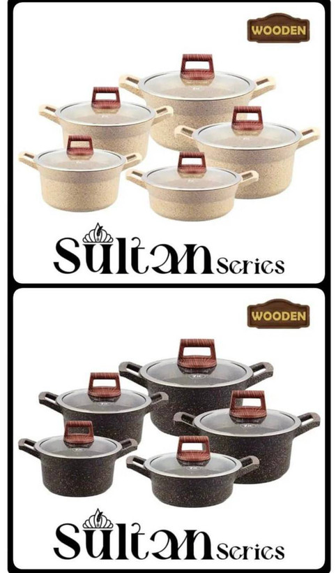 سرویس قابلمه ۱۰پارچه برند زیو مدل سلطان ( Z-7160 )