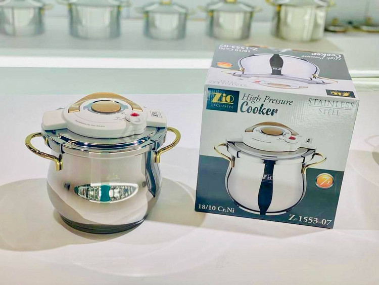 زودپز روگازی تمام استیل کلیپسی زیو ترکیه مدل Z-1553