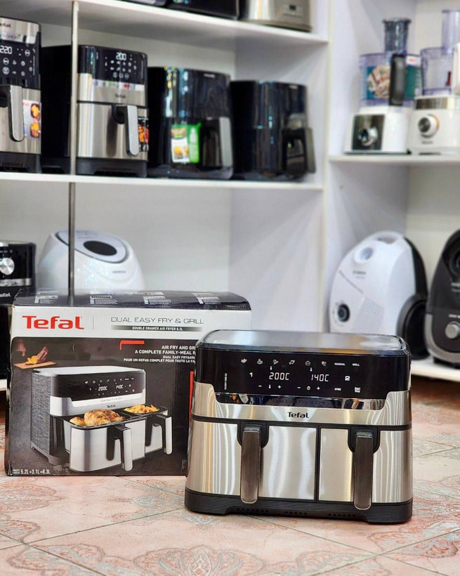 سرخکن بدون روغن دوقلوی تفال مدل Ey905d40