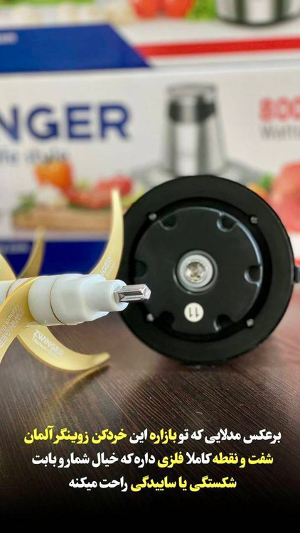 خردکن دو کاسه زوینگر ۳ لیتری مدل Z320