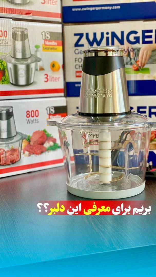 خردکن دو کاسه زوینگر ۳ لیتری مدل Z320