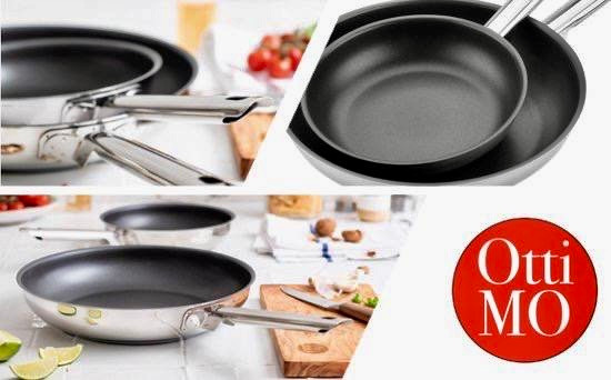 ست ماهیتابه ۲ عددی سایز 28 و 20 برند ottimo هلند