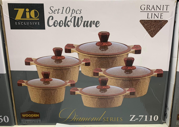 سرویس قابلمه 10پارچه زیو اصل ترکیه🇹🇷ZIO