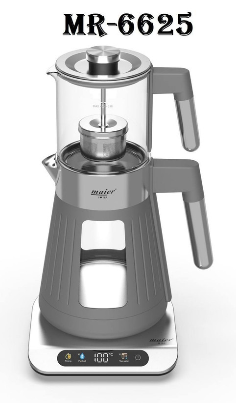 چای ساز و دمنوش ساز روی همی دیجیتال صحفه لمسی تمام حرفهای مایر آلمان مدل 6625