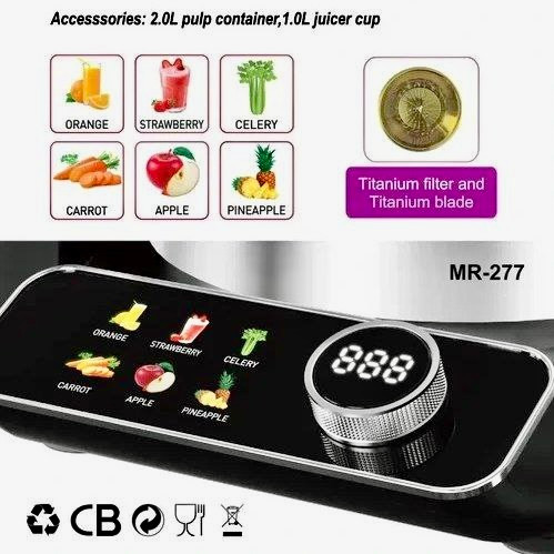 آبمیوه گیر تک کاره مایر مدل MR_277n