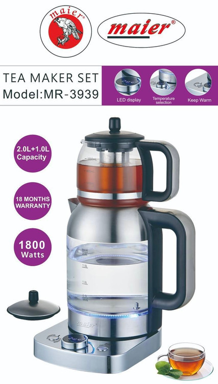 چای ساز روی هم مایر مدل mr3939