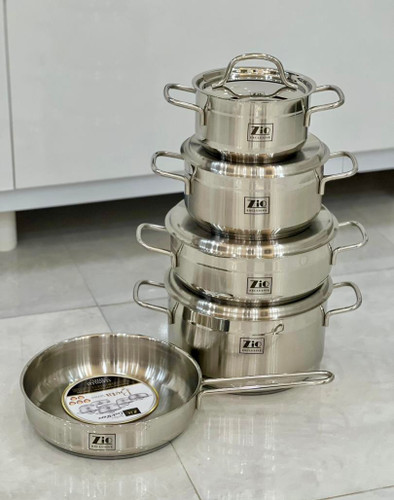 سرویس قابلمه درب استیل زیو مدل محصول Z-1360