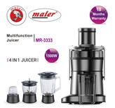 آبمیوه گیری چهار کاره تمام حرفهای مایر آلمان مدل MR3333