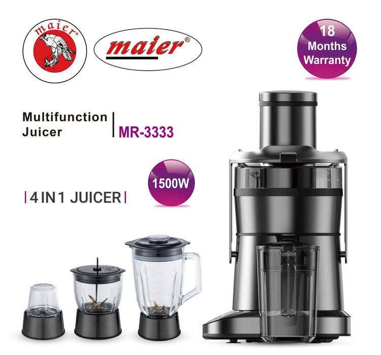 آبمیوه گیری چهار کاره تمام حرفهای مایر آلمان مدل MR3333