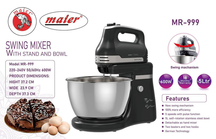 همزن با کاسه گردان تمام حرفهای مایر آلمان مدل MR999