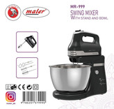 همزن با کاسه گردان تمام حرفهای مایر آلمان مدل MR999