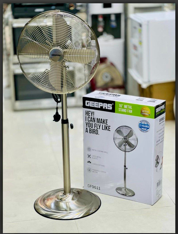 پنکه ایستاده تمام استیل جیپاس مدل GF9611