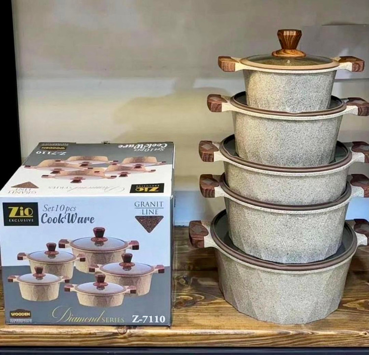 سرویس قابلمه 10پارچه زیو اصل ترکیه🇹🇷ZIO