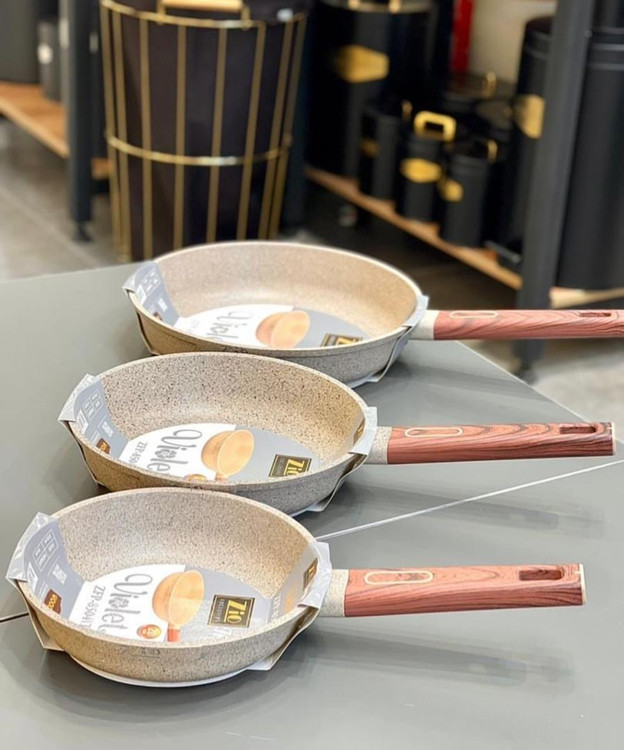 سرویس ماهیتابه گرانیتی ۳ تایی زیو ترکیه