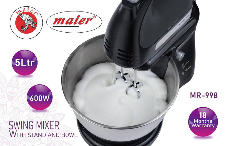 همزن با کاسه گردان تمام حرفهای مایر آلمان مدل MR-998