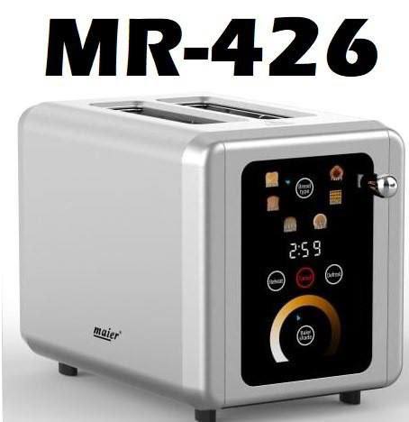 توستر نان دیجیتال تمام استیل لمسی حرفه‌ای مایر مدل MR-426