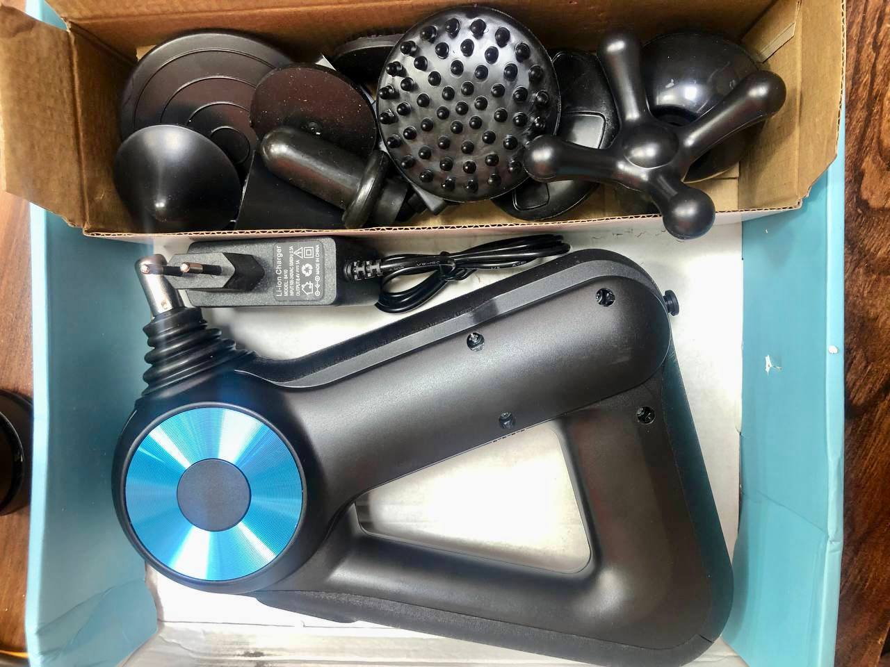 ماساژور تفنگی مدل-MASSAGE GUN 12 MASSAGE HEADS