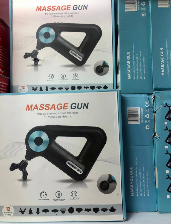 ماساژور تفنگی مدل-MASSAGE GUN 12 MASSAGE HEADS
