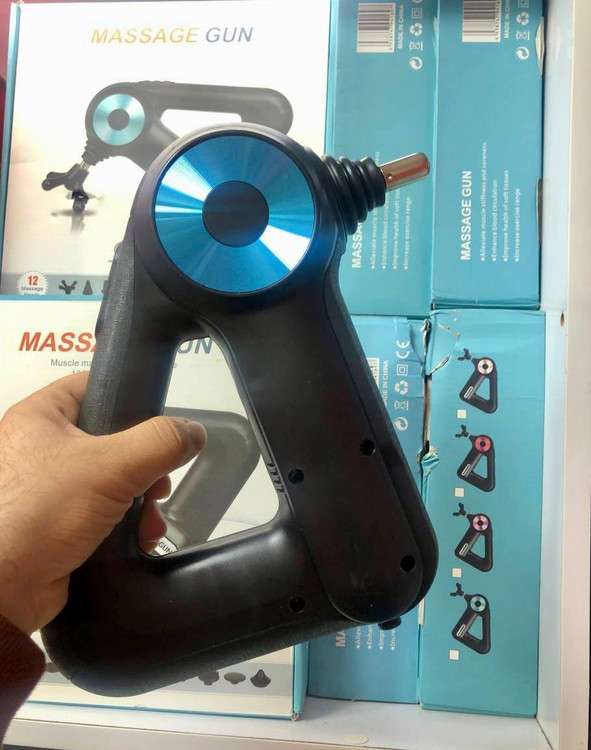 ماساژور تفنگی مدل-MASSAGE GUN 12 MASSAGE HEADS