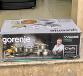 سرویس قابلمه درب استیل 9 پارچه گورنیه برند اسلووانی