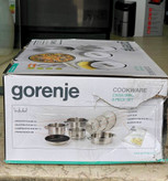 سرویس قابلمه درب استیل 9 پارچه گورنیه برند اسلووانی