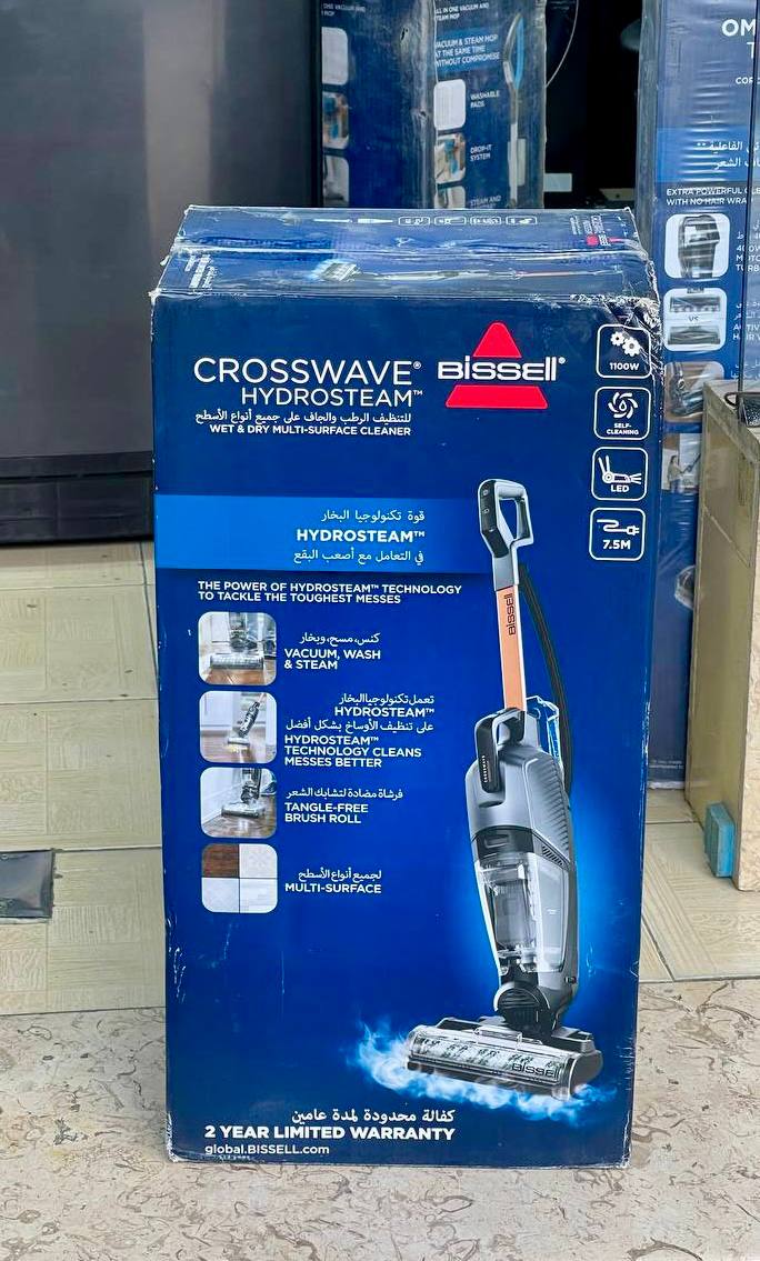 جاروبرقی 4 کاره بیسل Crosswave مدل HydroSteam 3527E