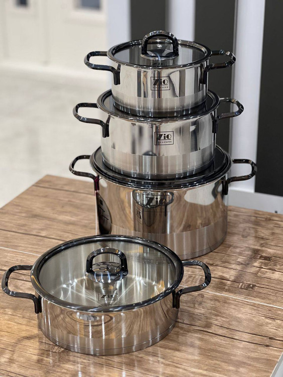 سرویس قابلمه جدید درب شیشهای زیو ترکیه مدل محصول : ZCS_1378