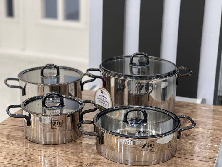 سرویس قابلمه جدید درب شیشهای زیو ترکیه مدل محصول : ZCS_1378