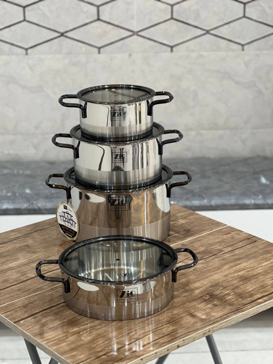 سرویس قابلمه جدید درب شیشهای زیو ترکیه مدل محصول : ZCS_1378