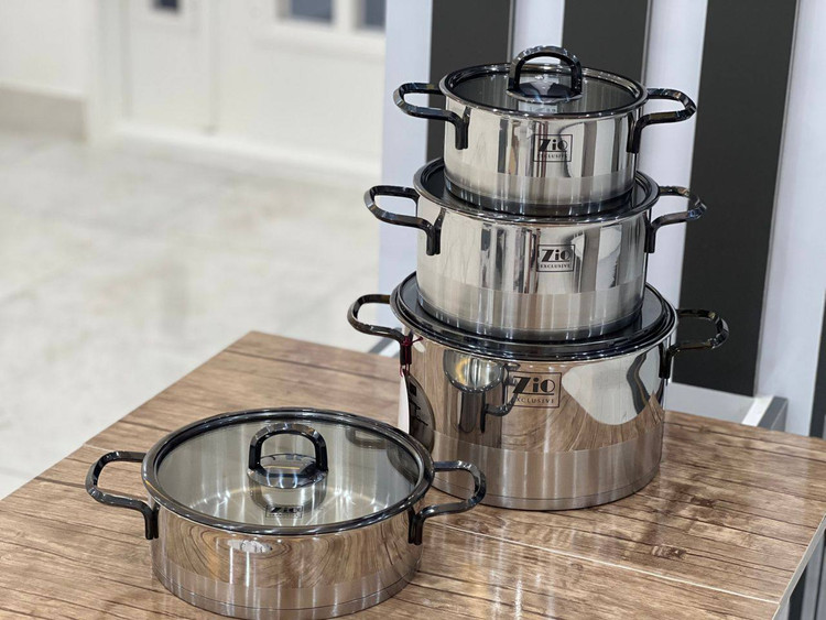 سرویس قابلمه جدید درب شیشهای زیو ترکیه مدل محصول : ZCS_1378