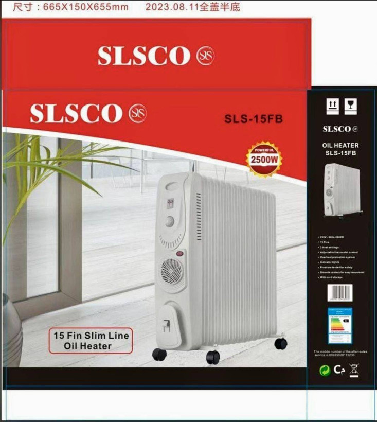 شوفاژ برقی سلسکو ژاپن 15 پره