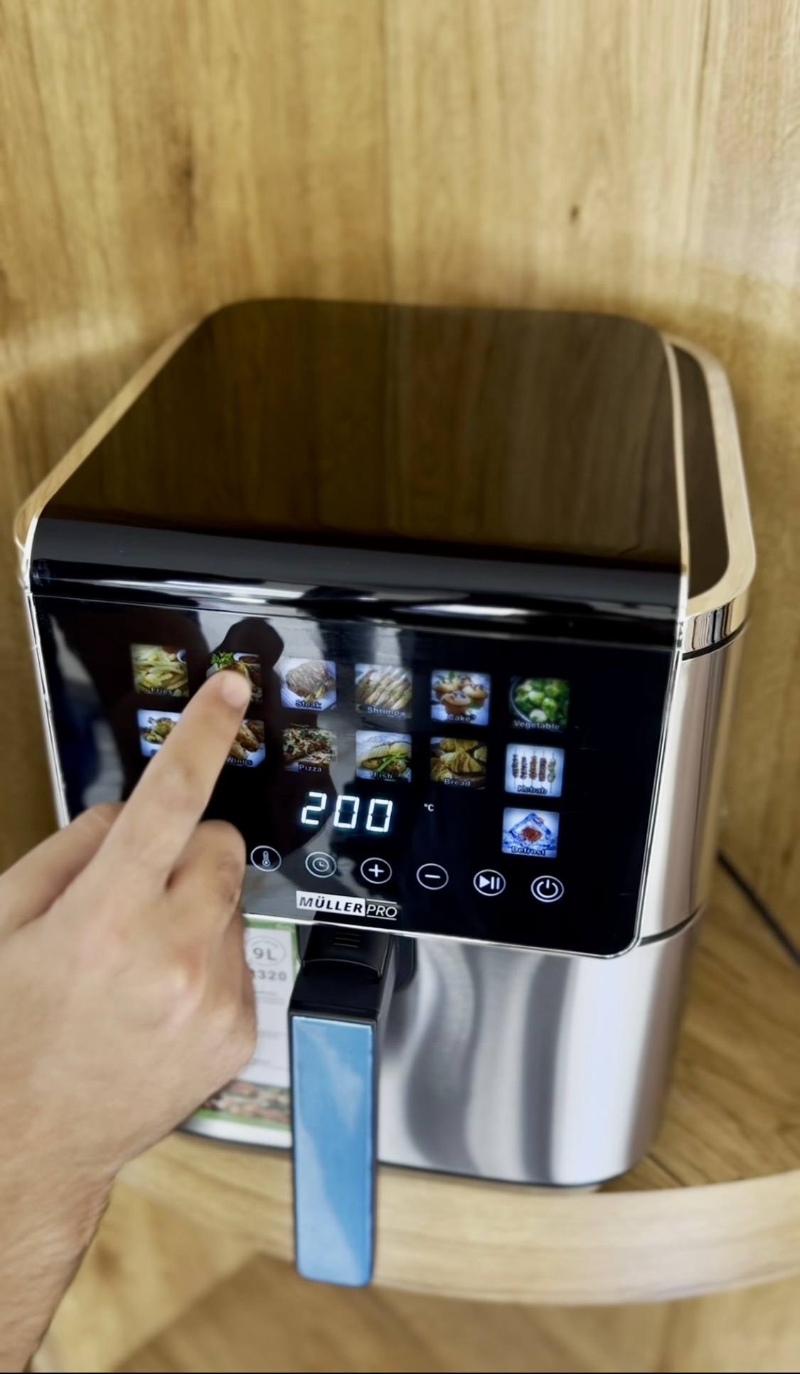 جدیدترین سرخ کن رژیمی دو المنت مولرپرو آلمان مدل MP3320