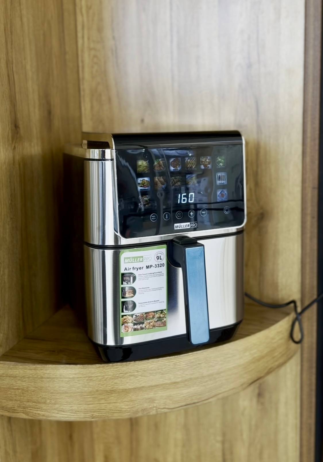 جدیدترین سرخ کن رژیمی دو المنت مولرپرو آلمان مدل MP3320