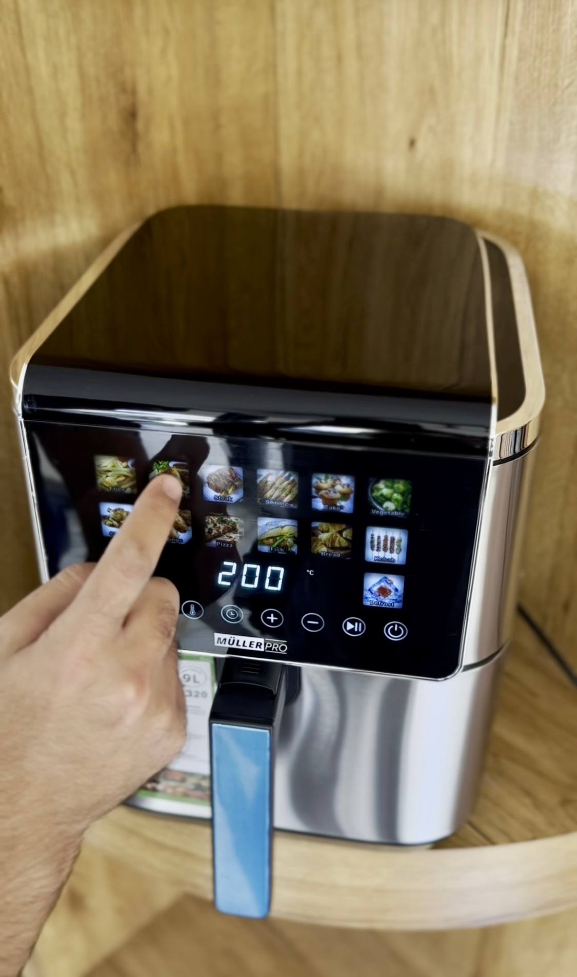 جدیدترین سرخ کن رژیمی دو المنت مولرپرو آلمان مدل MP3320