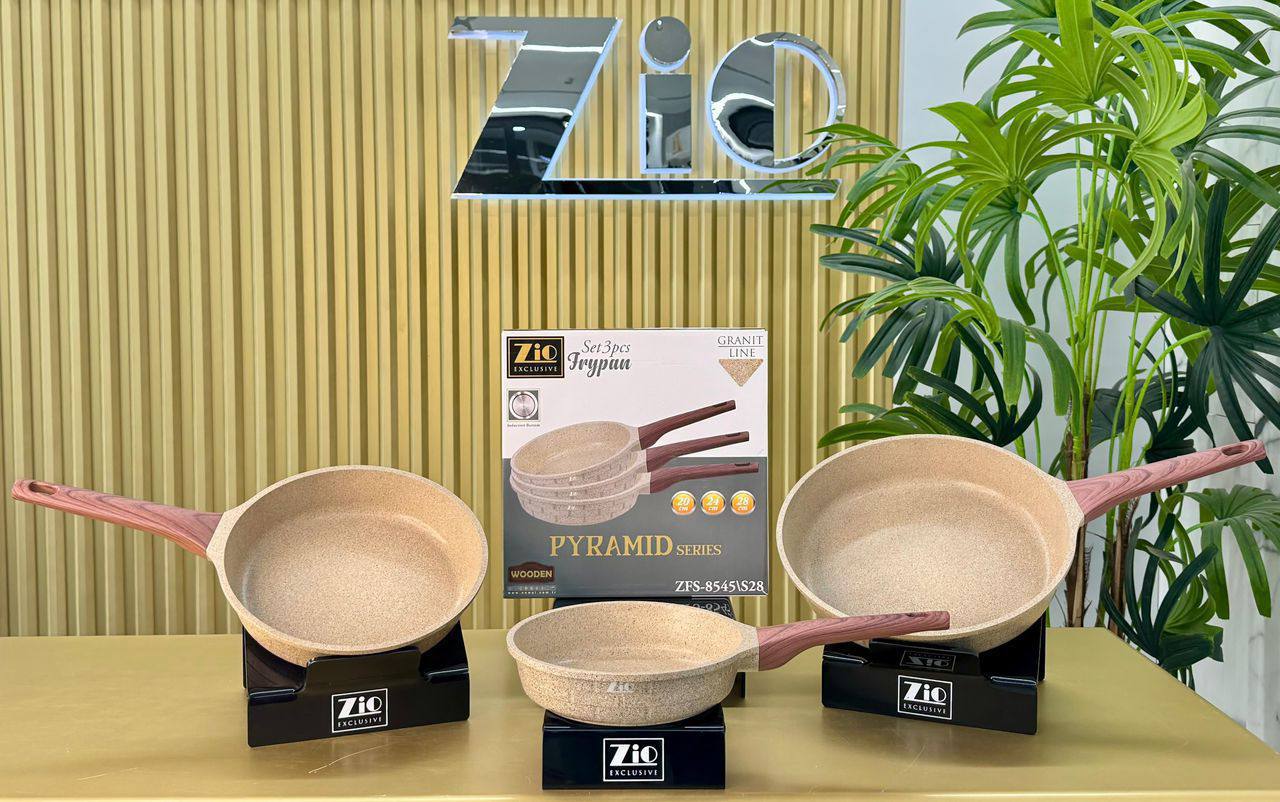 جدیدترین سرویس ماهیتابه سه عددی برند زیو ترکیه