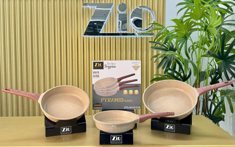 جدیدترین سرویس ماهیتابه سه عددی برند زیو ترکیه