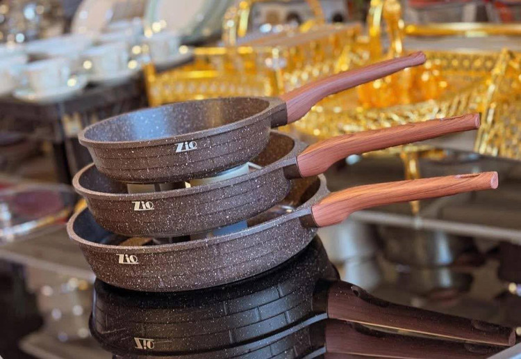 جدیدترین سرویس ماهیتابه سه عددی برند زیو ترکیه