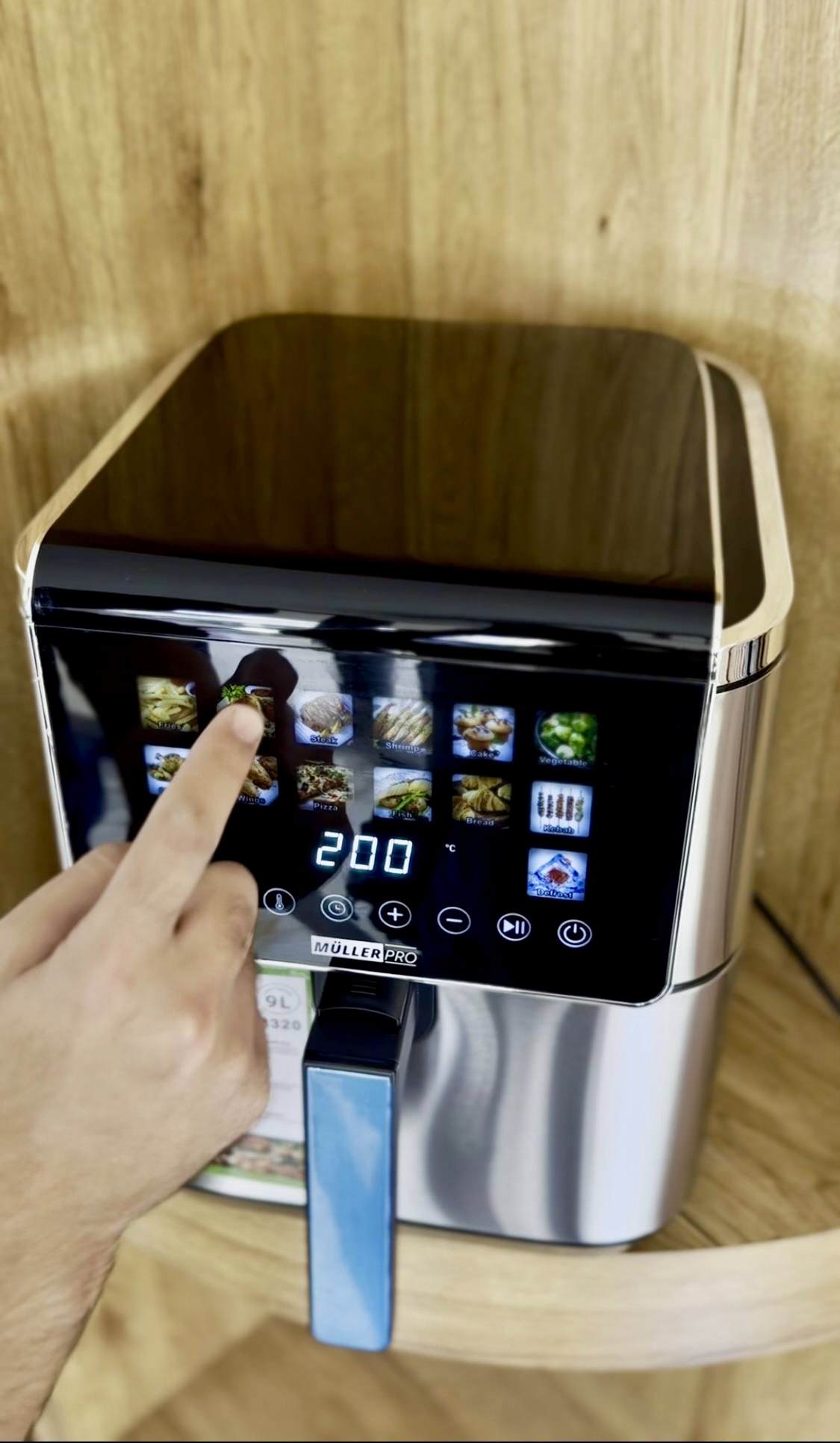 جدیدترین سرخ کن رژیمی دو المنت مولرپرو آلمان مدل MP3320