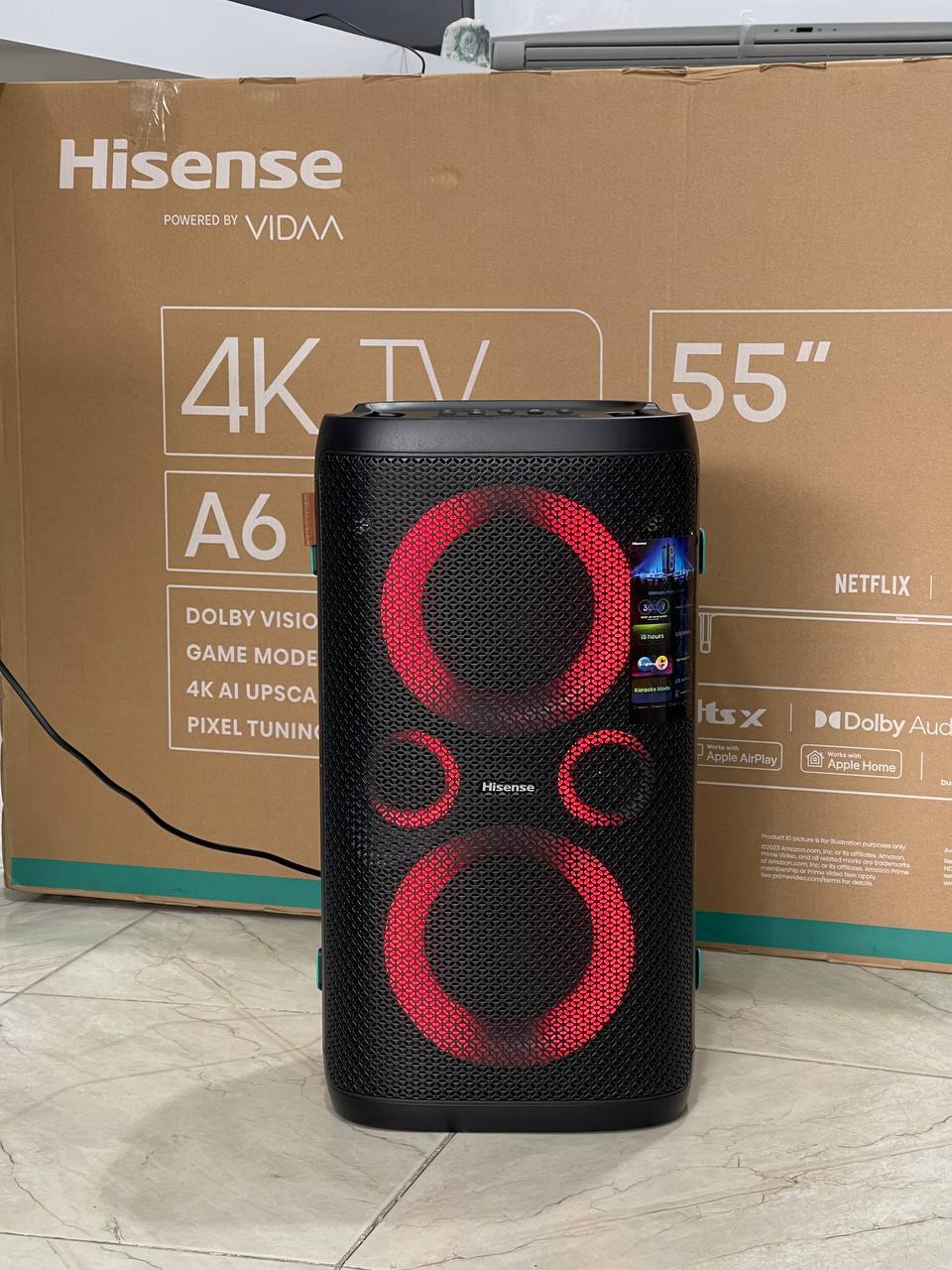 پارتی راکر برقی شارژی هایسنس