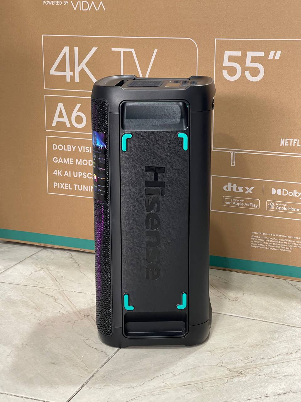 پارتی راکر برقی شارژی هایسنس