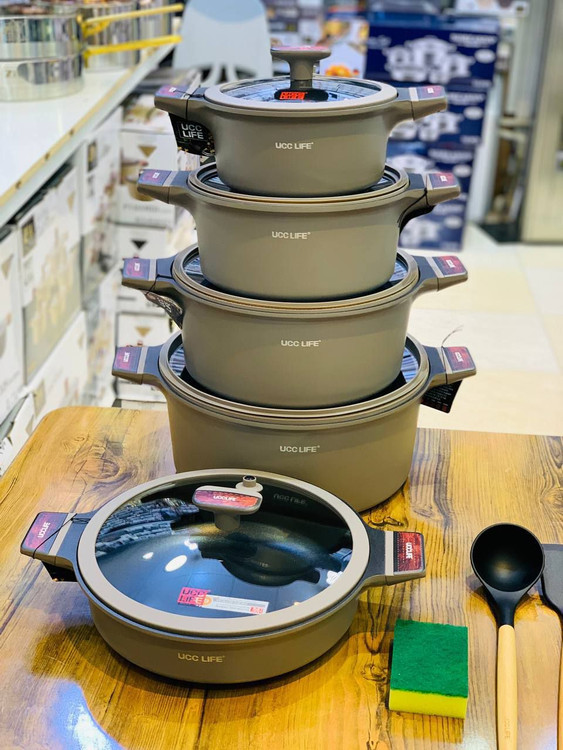 سرویس قابلمه ۱۳ پارچه برند یوسی لایف المانی کیفیت عالی