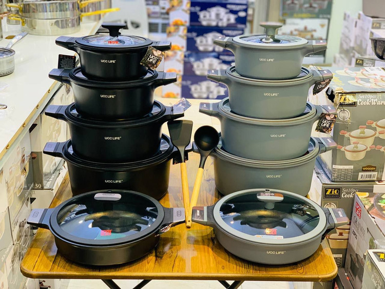 سرویس قابلمه ۱۳ پارچه برند یوسی لایف المانی کیفیت عالی