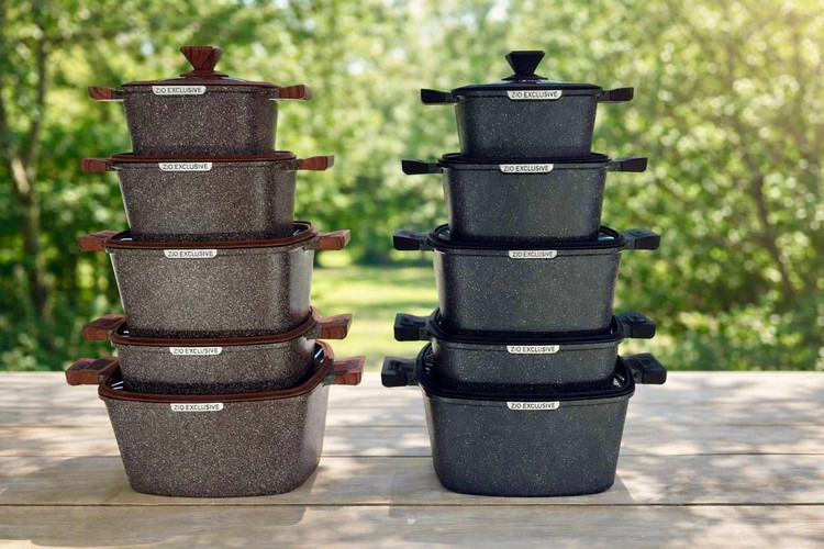 سرویس قابلمه 10 پارچه مربعی مارک زیو (ZiO)