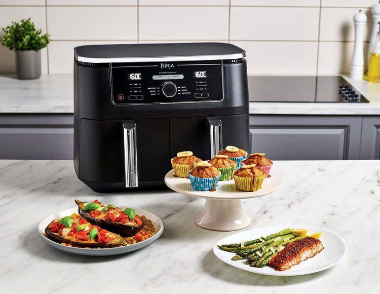 سرخکن بدون روغن دوقلوی نینجا مدل af400