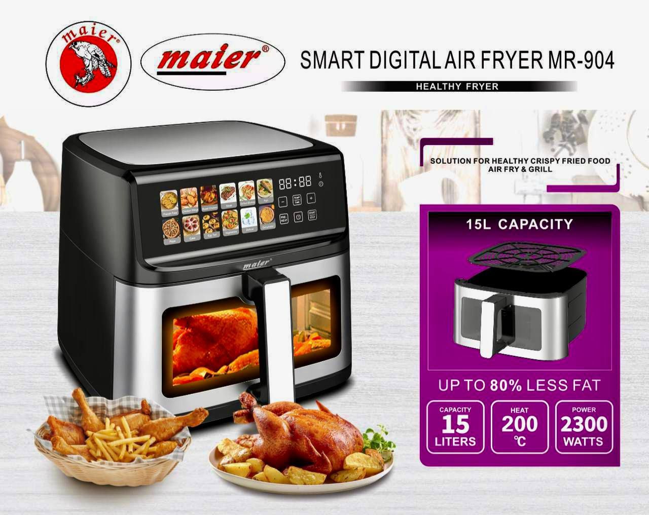 سرخ کن دیجیتال تمام حرفه ای مایر آلمان مدل 904