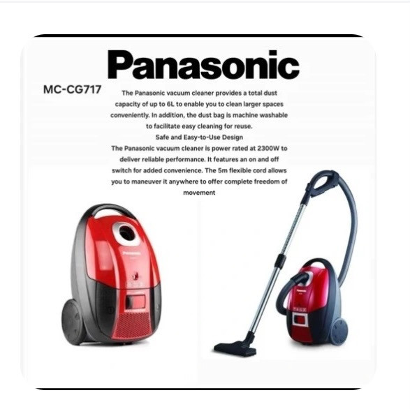 جاروبرقی پاناسونیک مدل MC-CG717