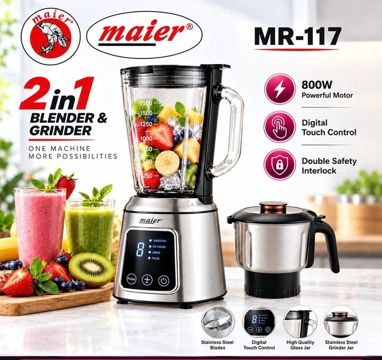 مخلوط کن و آسیاب مایر مدل 117