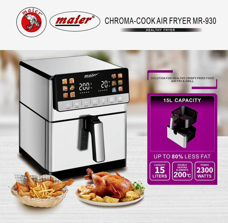 سرخ کن دیجیتال تمام استيل حرفه ای مایر آلمان مدل MR-930